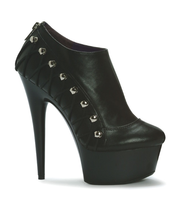 Biker - 6 Inch Bootie with Stud Details